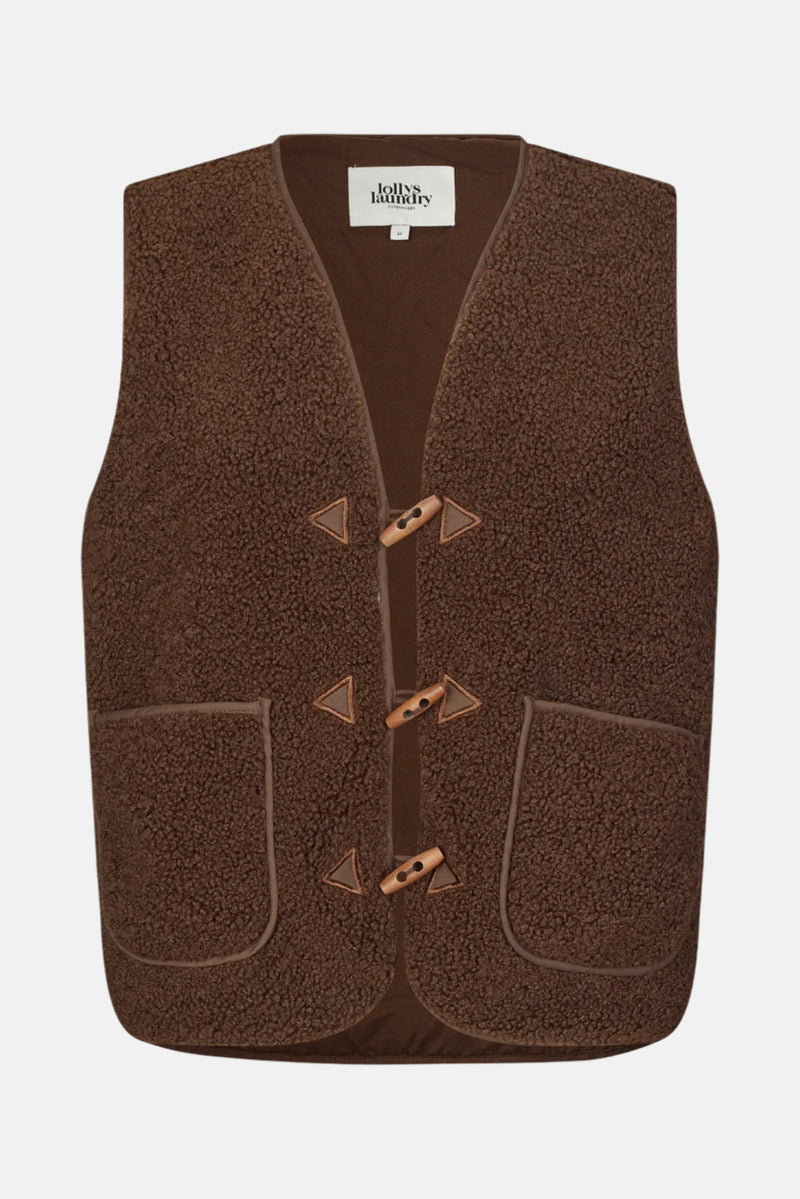 Vest Hugo - donkerbruin