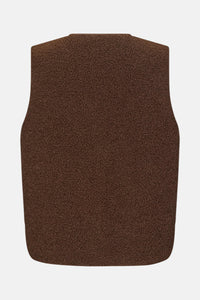 Vest Hugo - donkerbruin