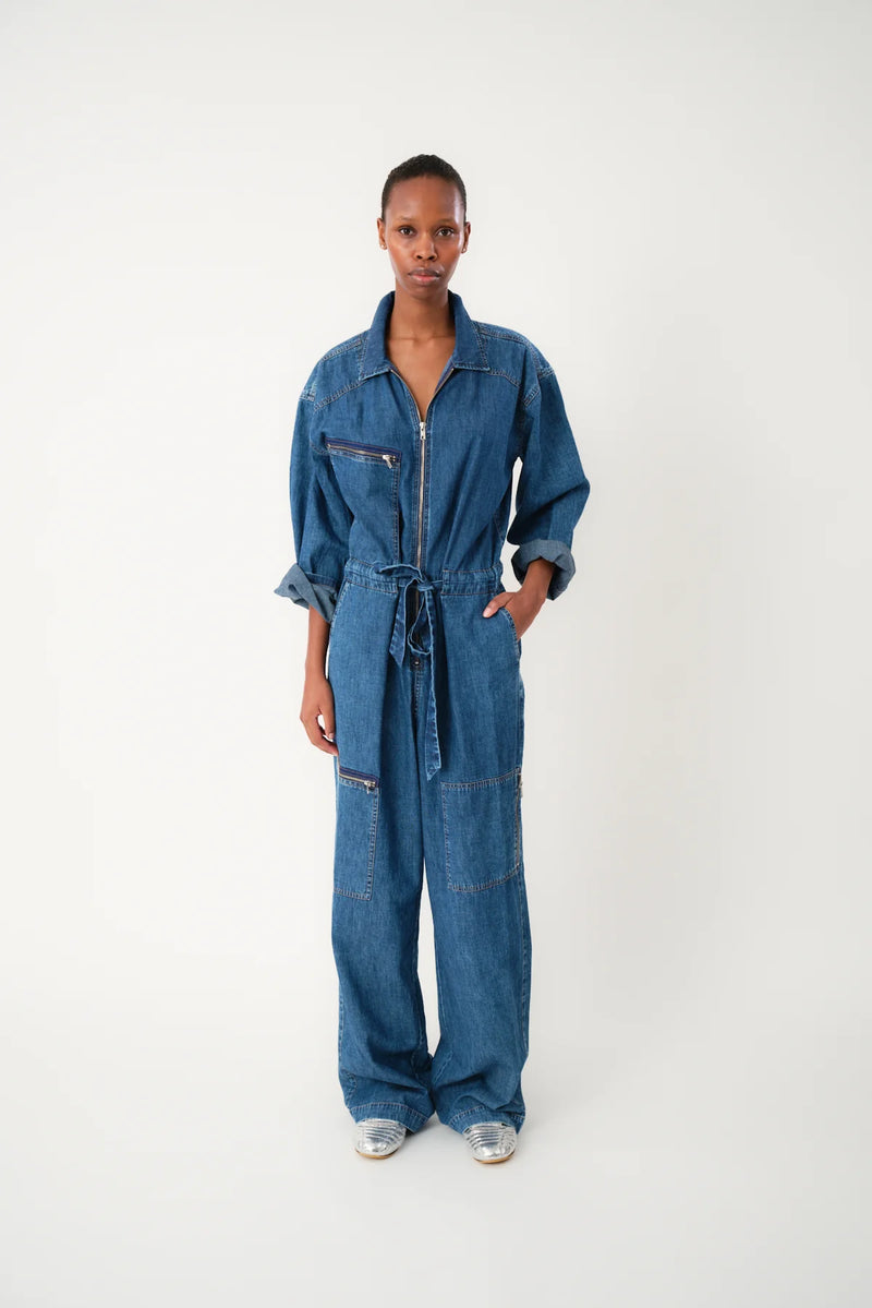 Jumpsuit Camden - washed denim
