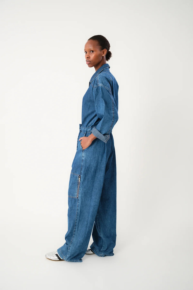 Jumpsuit Camden - washed denim