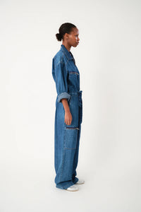 Jumpsuit Camden - washed denim