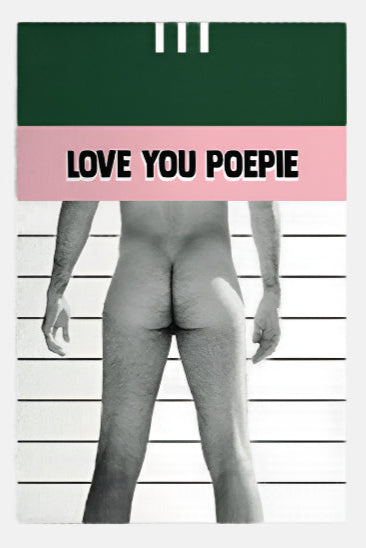 Kaartje - love you poepie