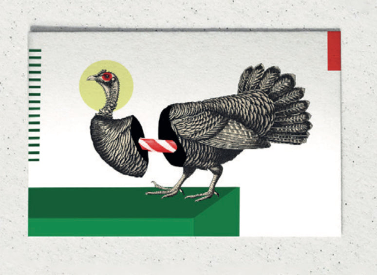 Kaartje - kalkoen