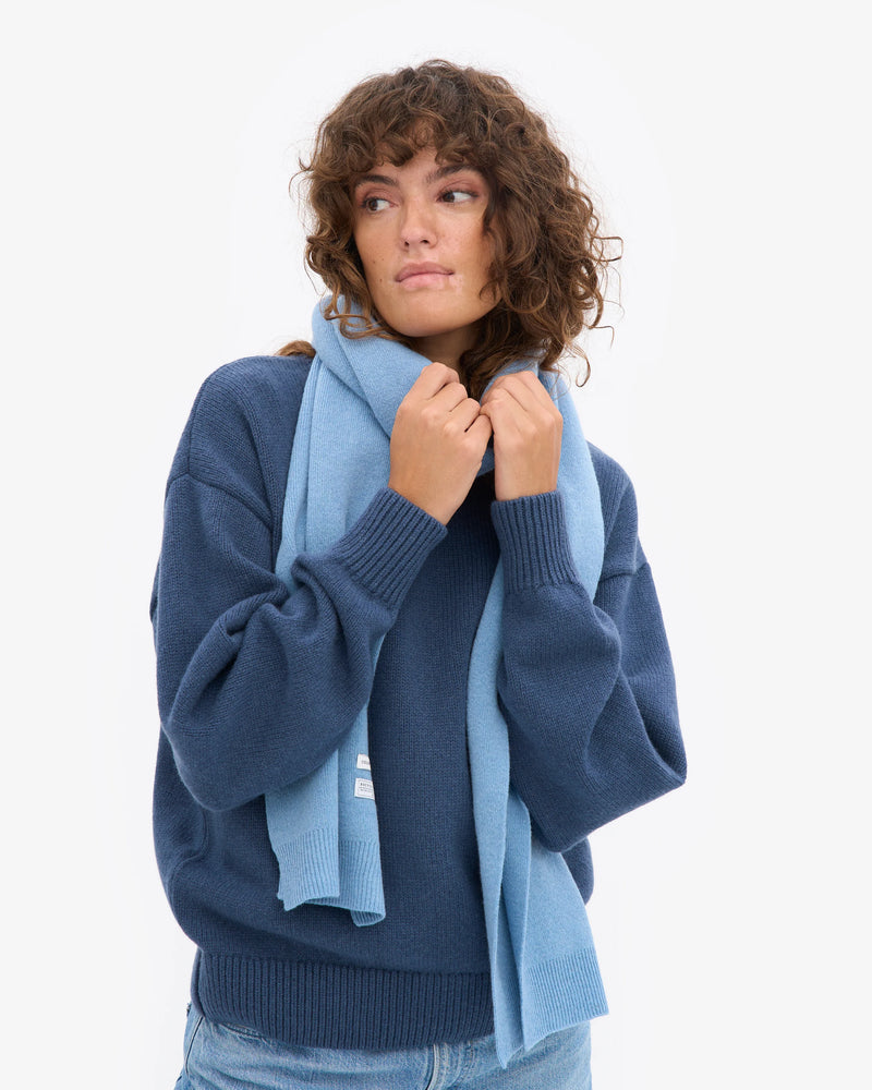 Sjaal - seaside blue