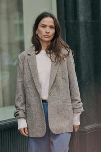 Blazer Oleia - fossil and white twill