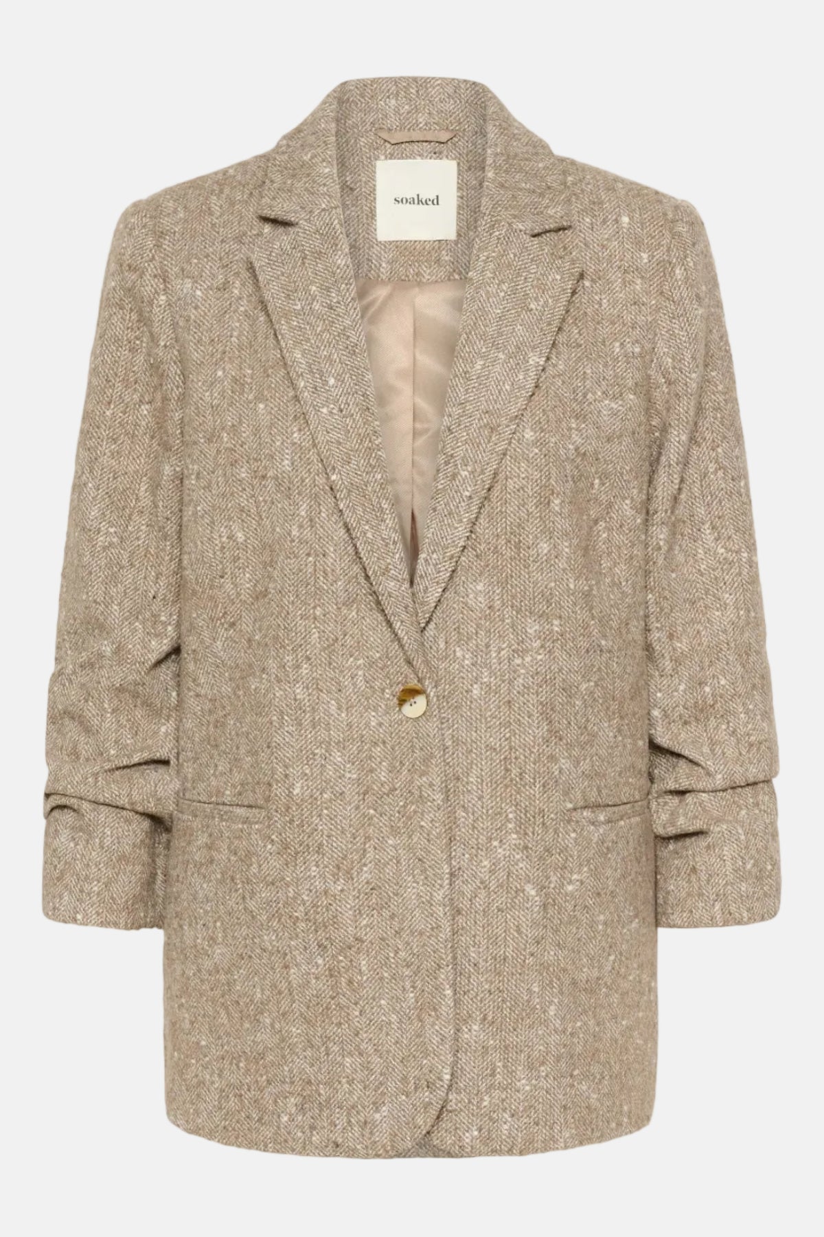 Blazer Oleia - fossil and white twill