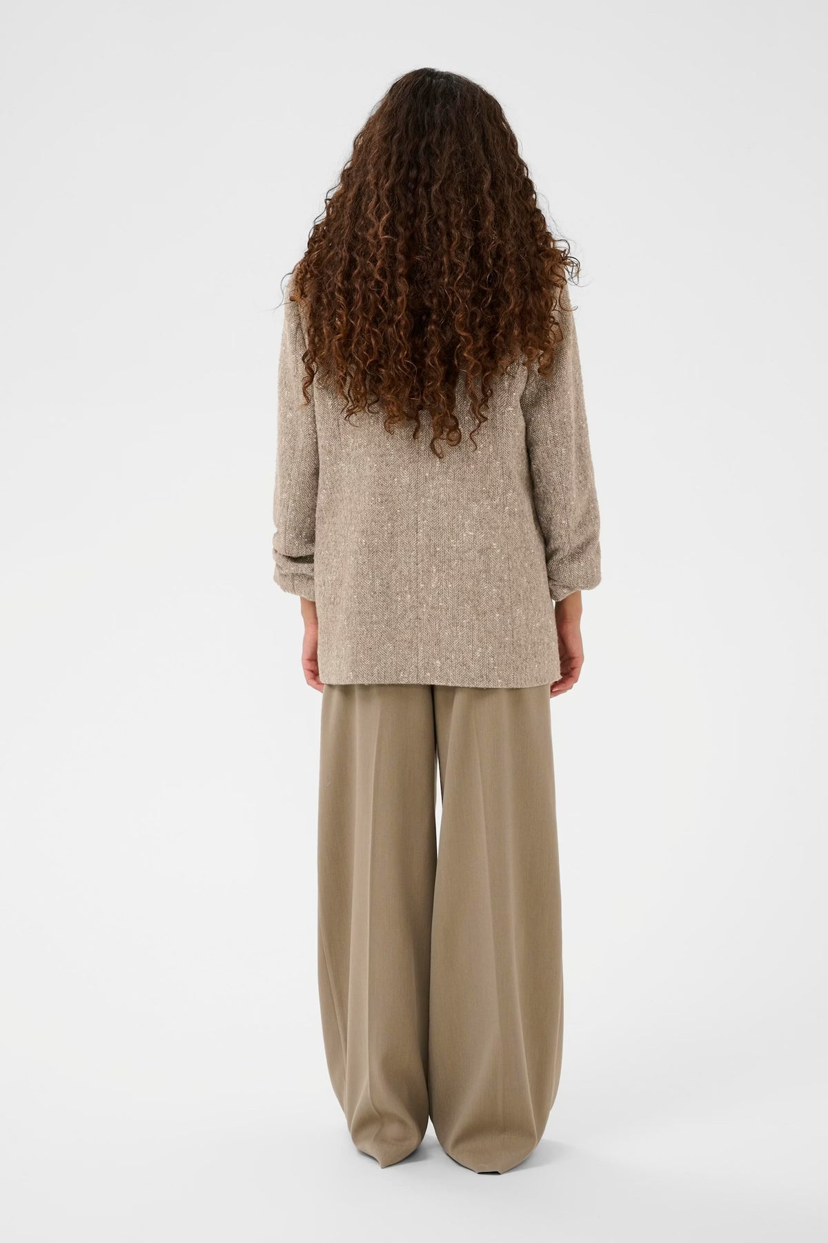 Blazer Oleia - fossil and white twill