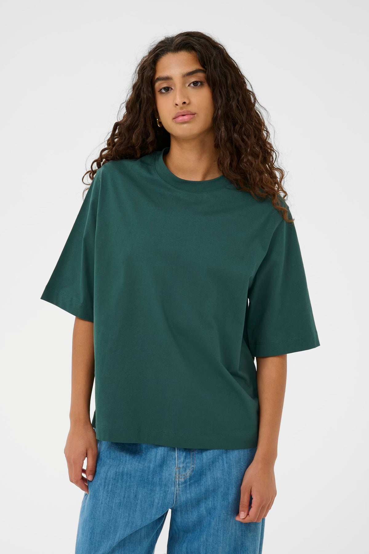 T-shirt Jina Basic - trekking green