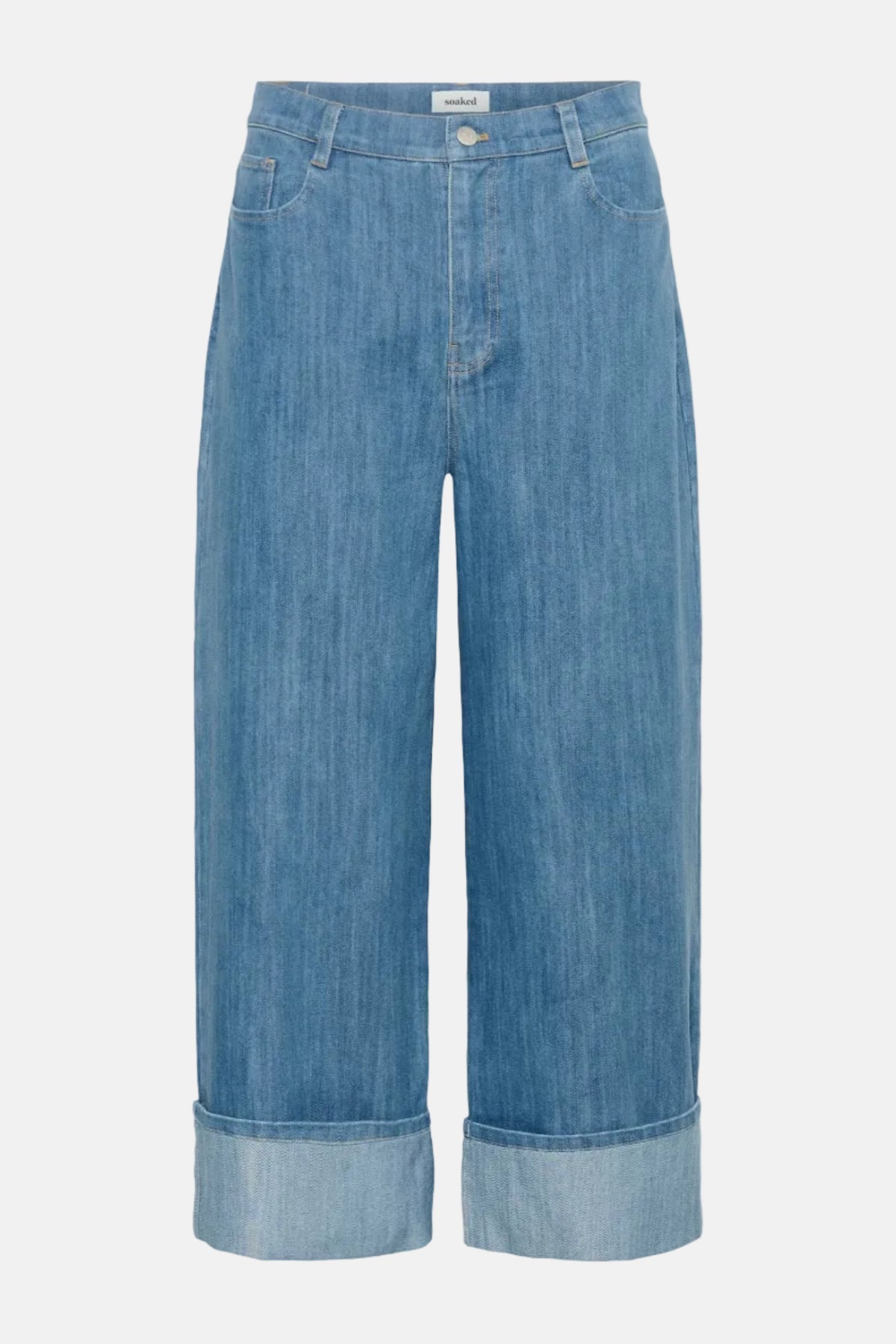 Jeans Ninnie Fold-Up - medium blue denim