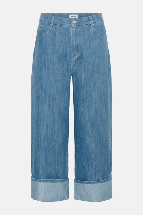 Jeans Ninnie Fold-Up - medium blue denim