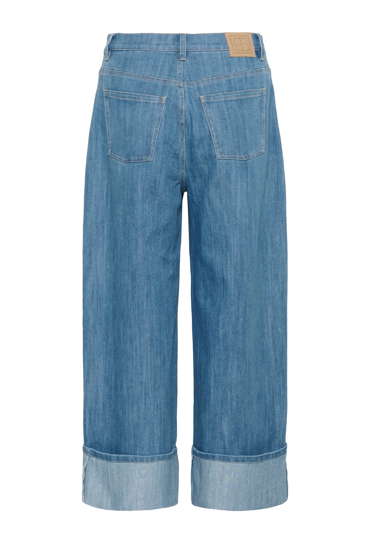 Jeans Ninnie Fold-Up - medium blue denim