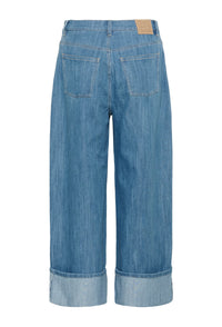 Jeans Ninnie Fold-Up - medium blue denim