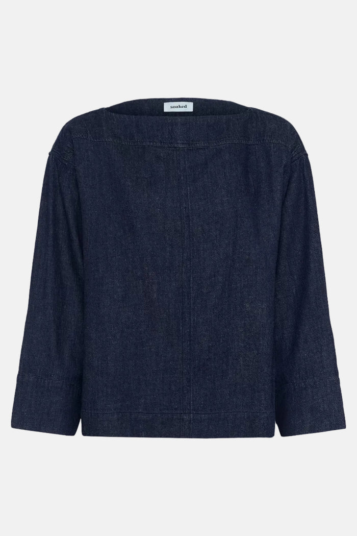 Blouse Chaman - dark blue denim