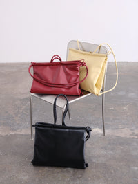 Folded Bag - cherry red