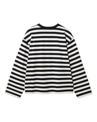 Shirt Joul Wide Sleeve Stripe - navy/white