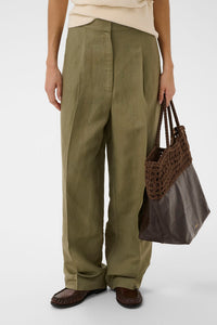 Broek Ragna Nanine Barrel - dusky green
