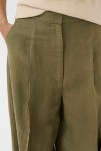 Broek Ragna Nanine Barrel - dusky green