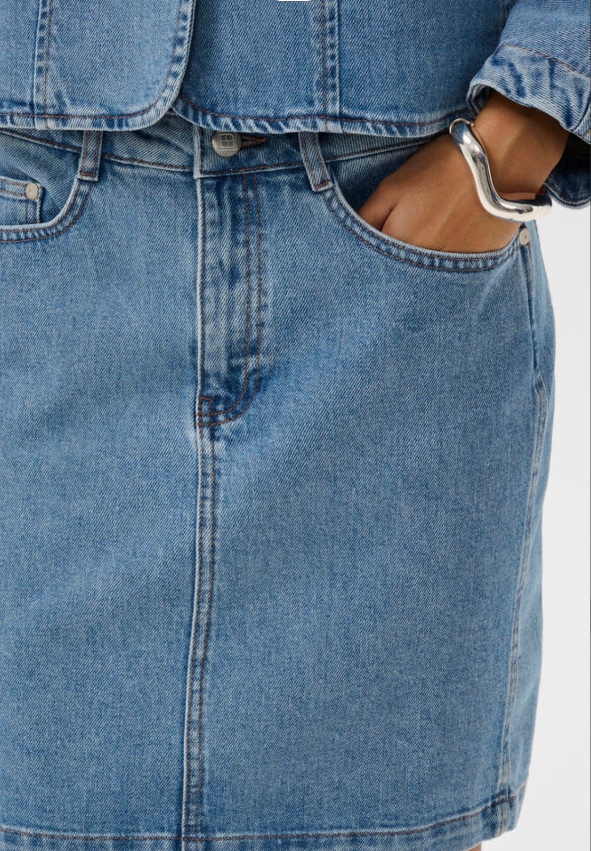 Rok Adabella - light blue denim