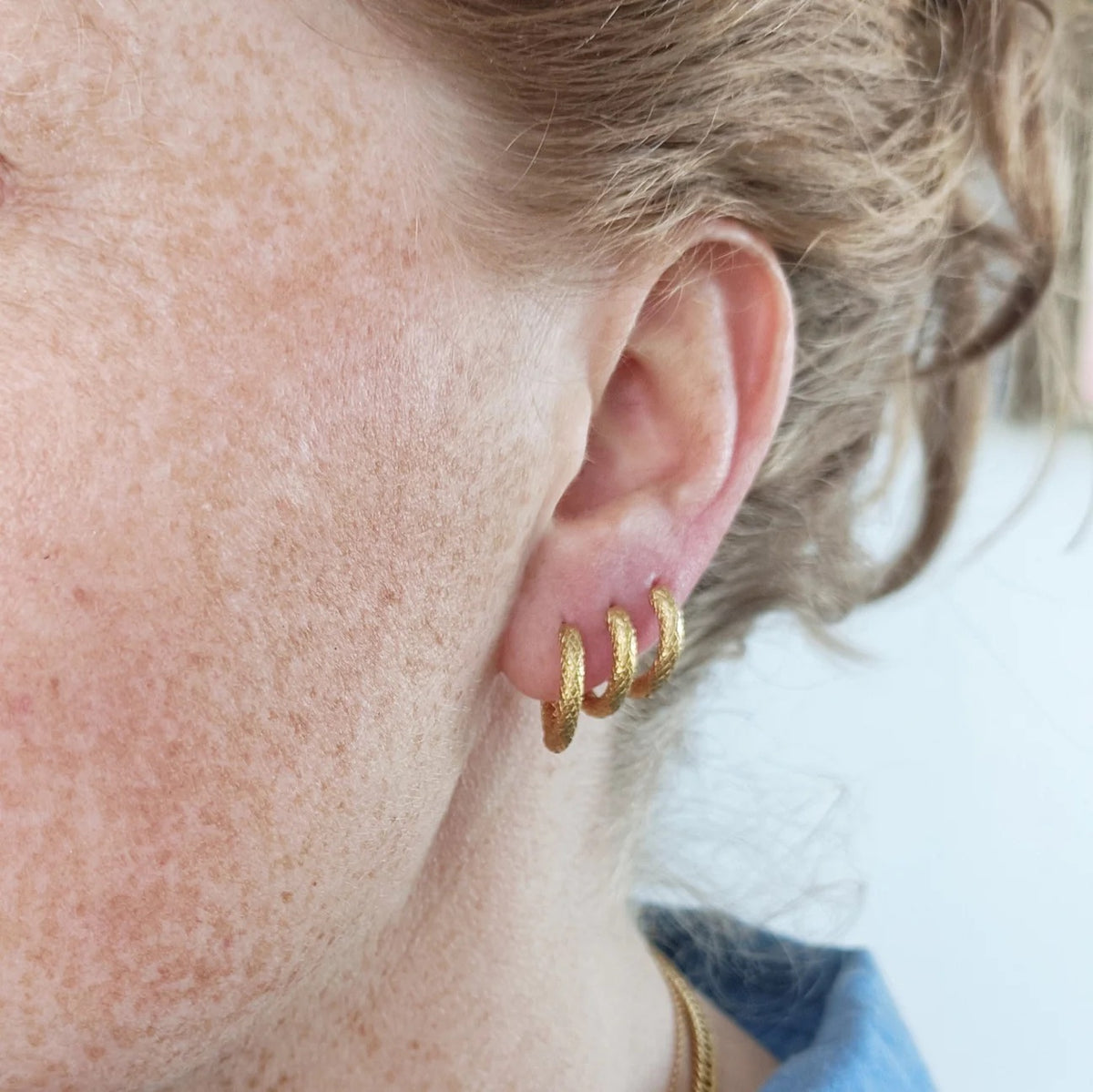 Oorstekers On & On Small - goud