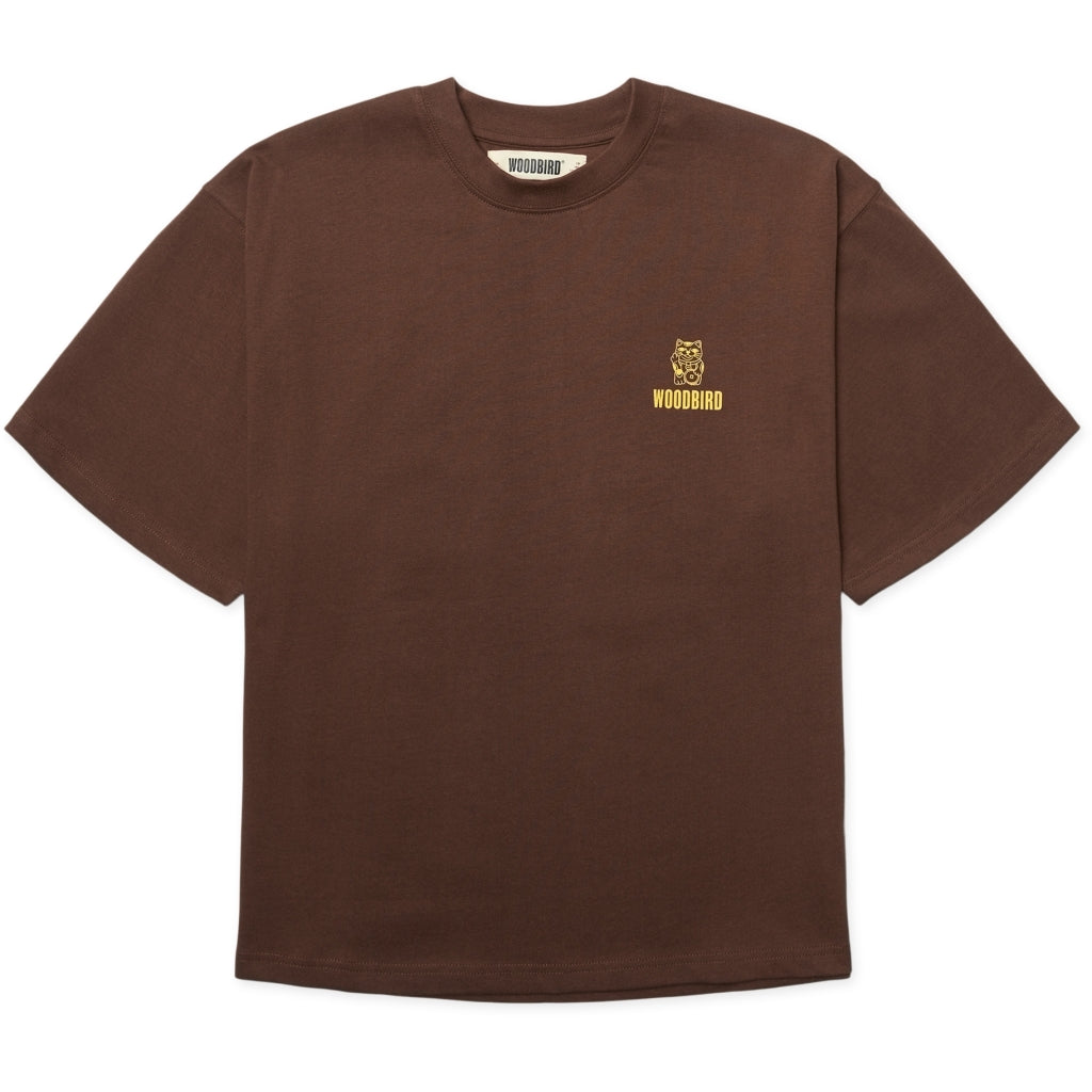 T-shirt Balo Lucky Cat - dark brown