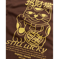 T-shirt Balo Lucky Cat - dark brown