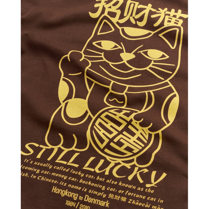 T-shirt Balo Lucky Cat - dark brown