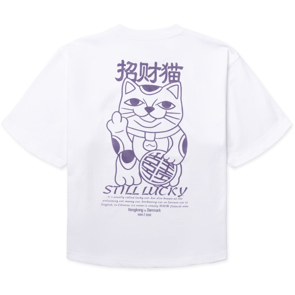 T-shirt Balo Lucky Cat - white
