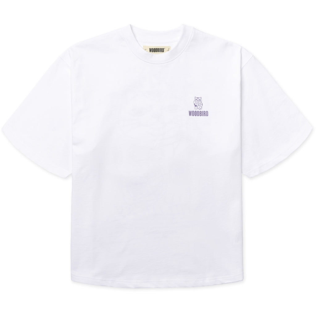 T-shirt Balo Lucky Cat - white