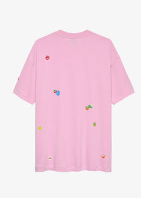 T-shirt Oversized Graphic - soft pink