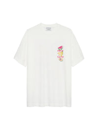 T-shirt Oversized Graphic - off white ‘fruit salad’