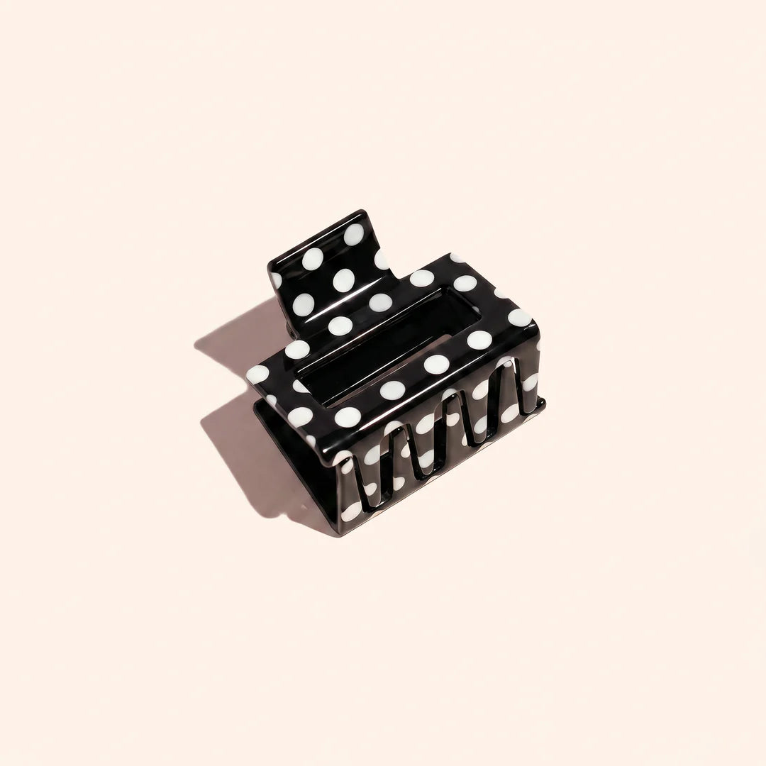 Haarspeld Bella - black polka dots