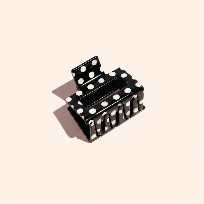 Haarspeld Bella - black polka dots