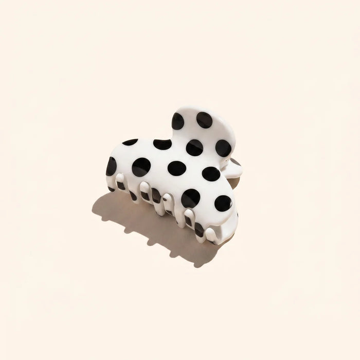 Haarspeld Lily - white polka dots