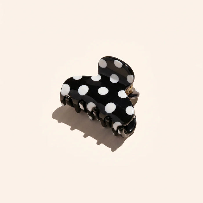 Haarspeld Lily - black polka dots