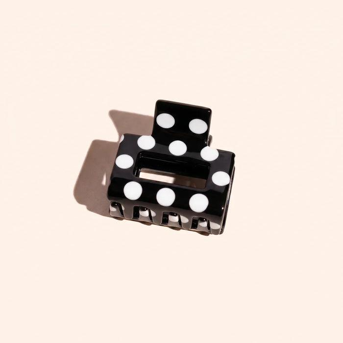 Haarspeld Bibi - black polka dots