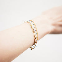 Armband The Waters Of March - goud/blauw