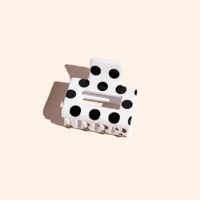 Haarspeld Bibi - white polka dots