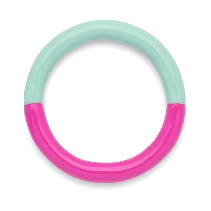 Ring - electric fuchsia pink/mint