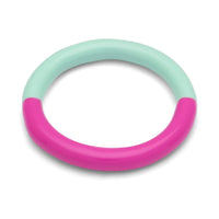 Ring - electric fuchsia pink/mint