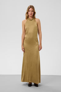 Jurk Mirabella Aragat - fennel seed/grey
