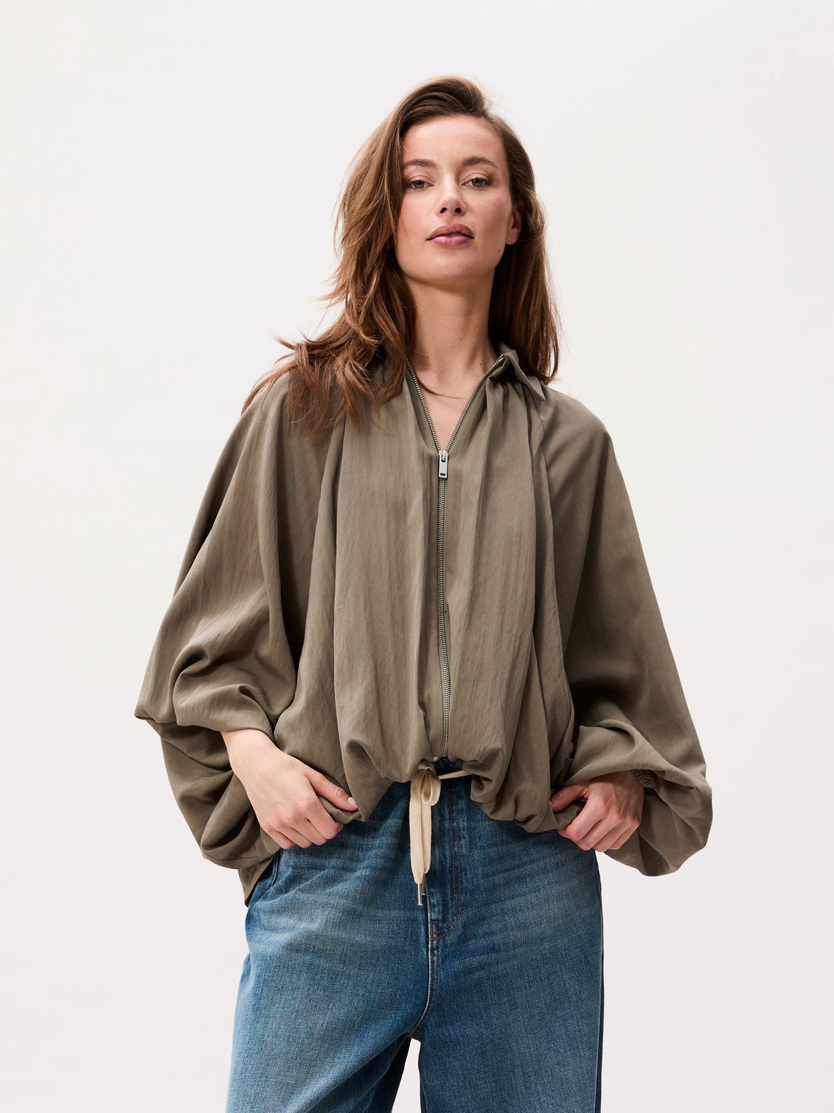 Blouse Draped - beetle