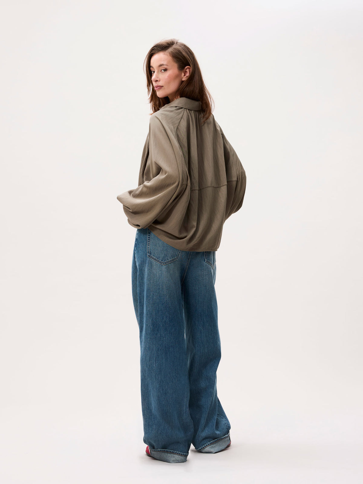 Blouse Draped - beetle