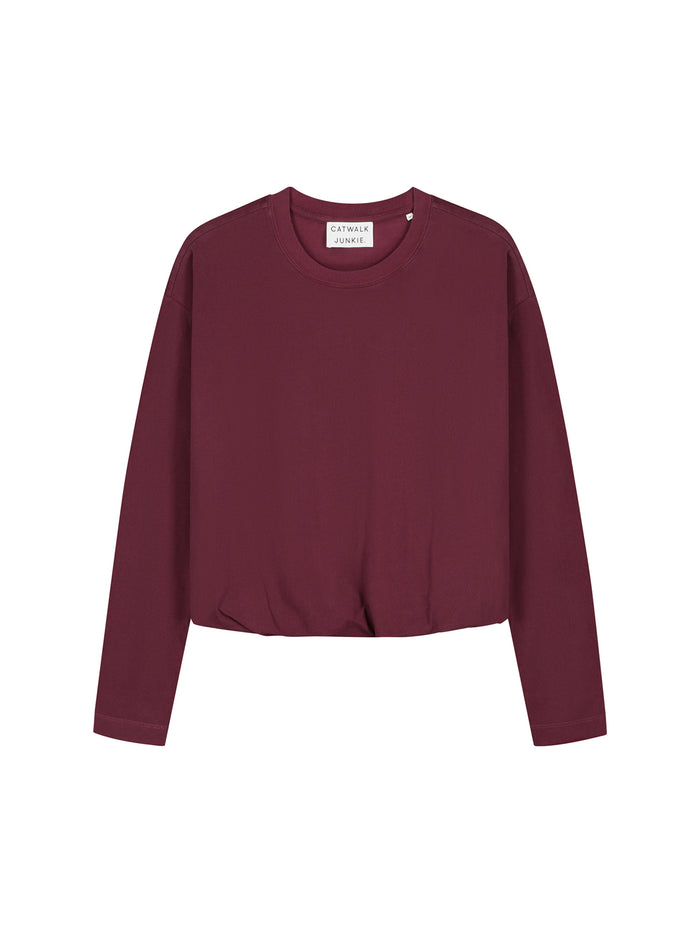 Shirt Tuck in - merlot