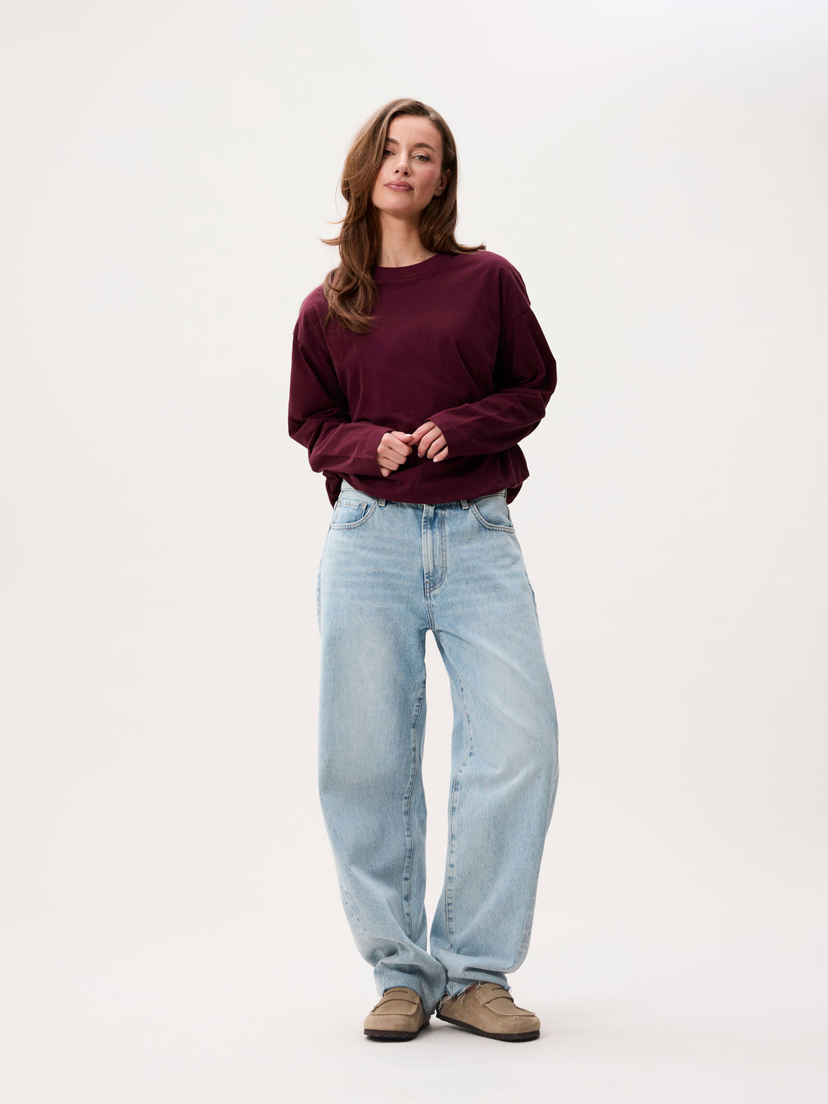 Shirt Tuck in - merlot