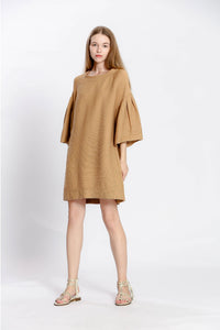 Jurk 23128001 - camel