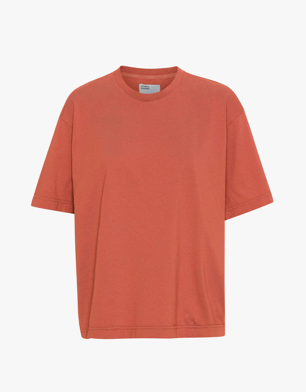 T-shirt Oversized Organic - dark amber