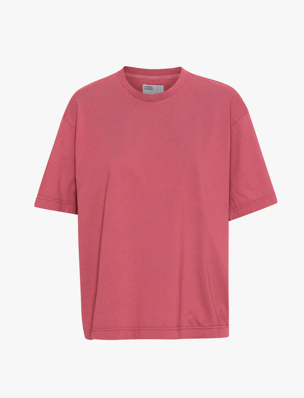 T-shirt Oversized Organic - framboos