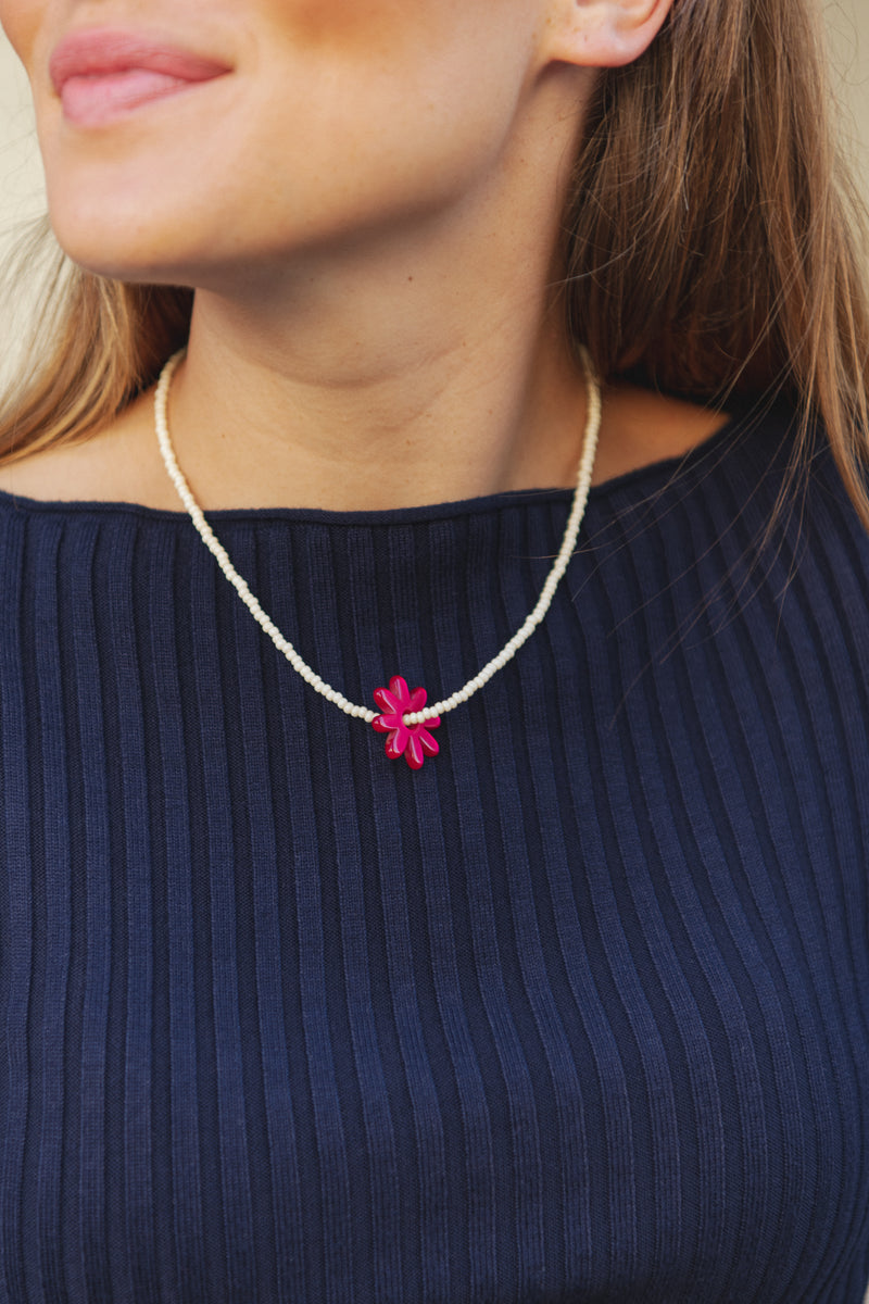 Ketting Ina - roze