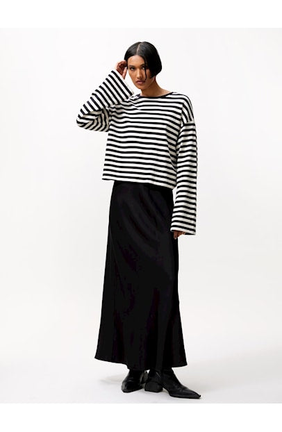 Shirt Lines - zwart/wit