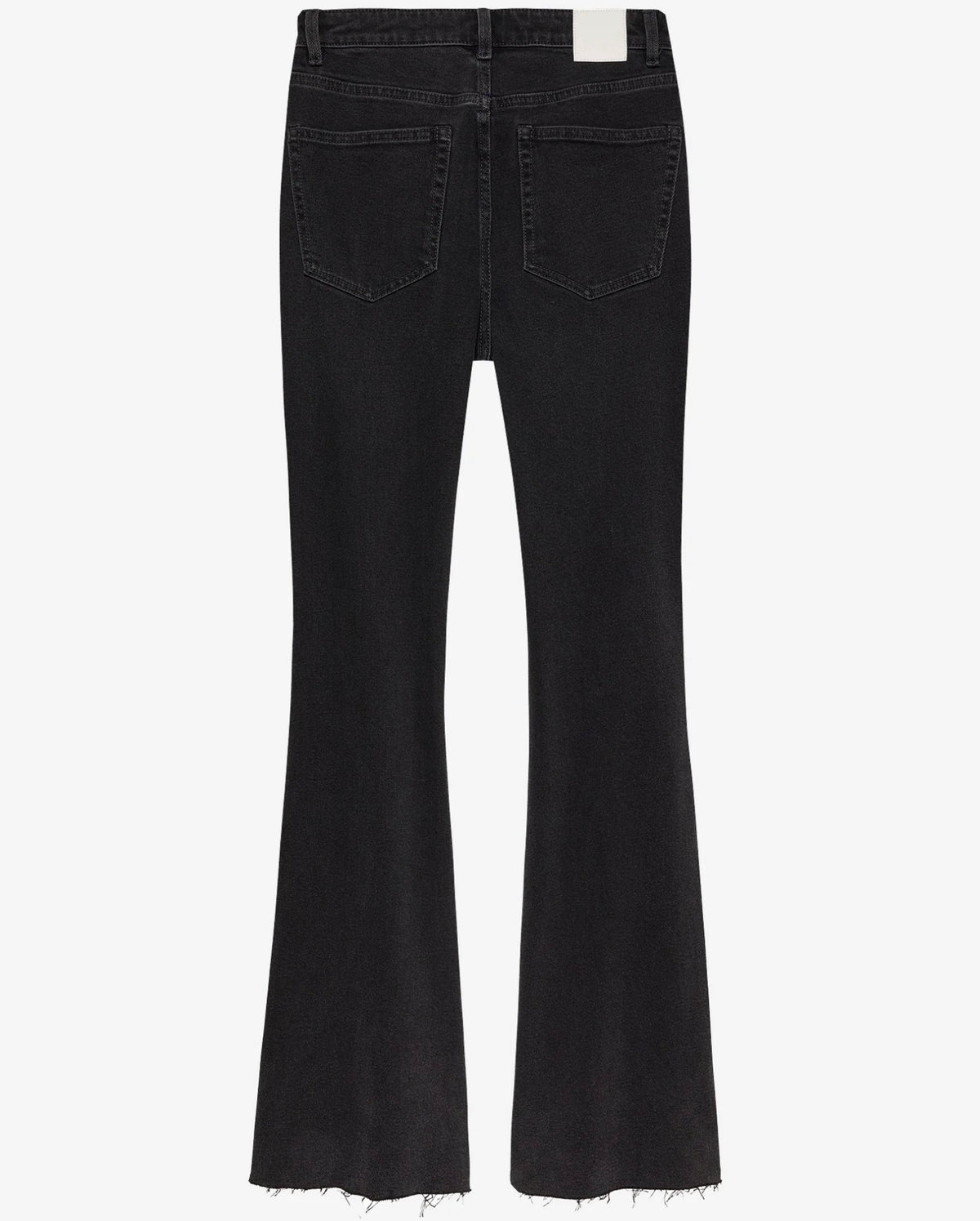 Jeans Flare - afgewassen zwart